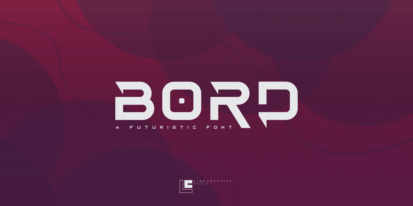 Bord Font preview